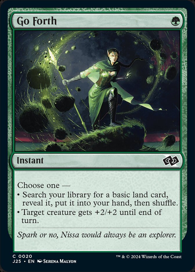 Go Forth card front