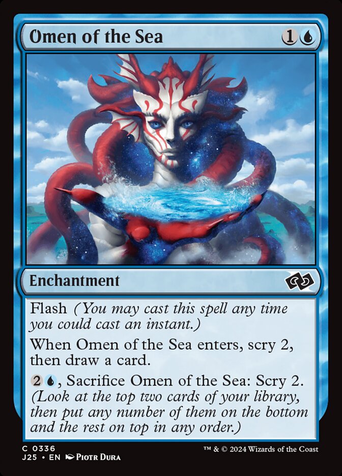 Omen of the Sea card front