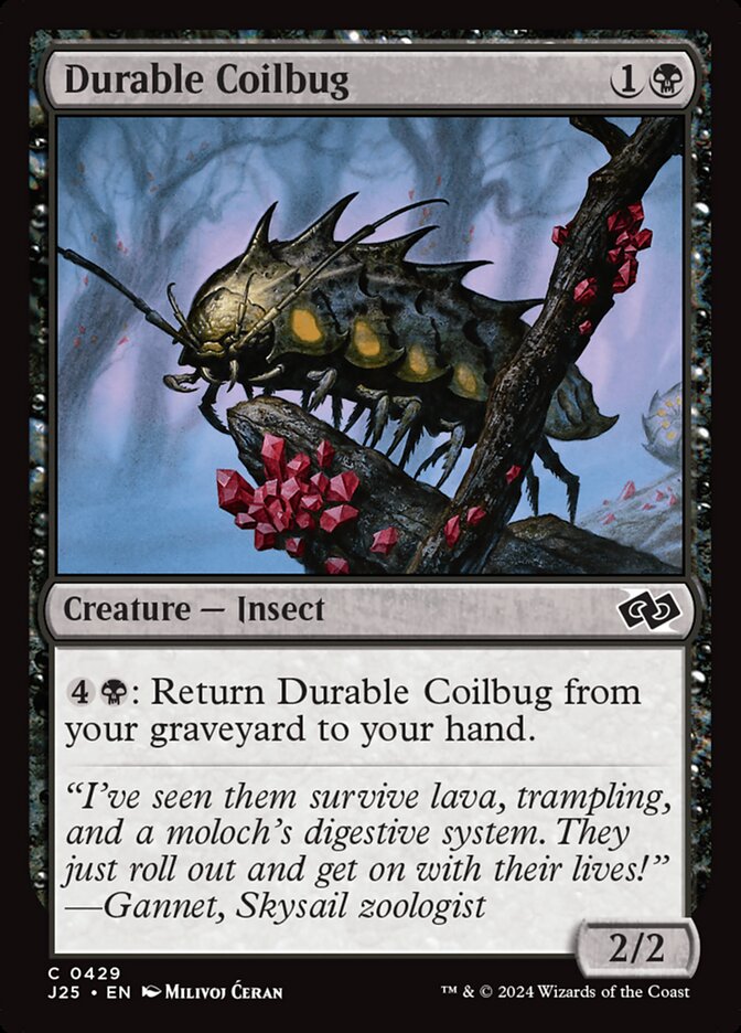 Durable Coilbug card front