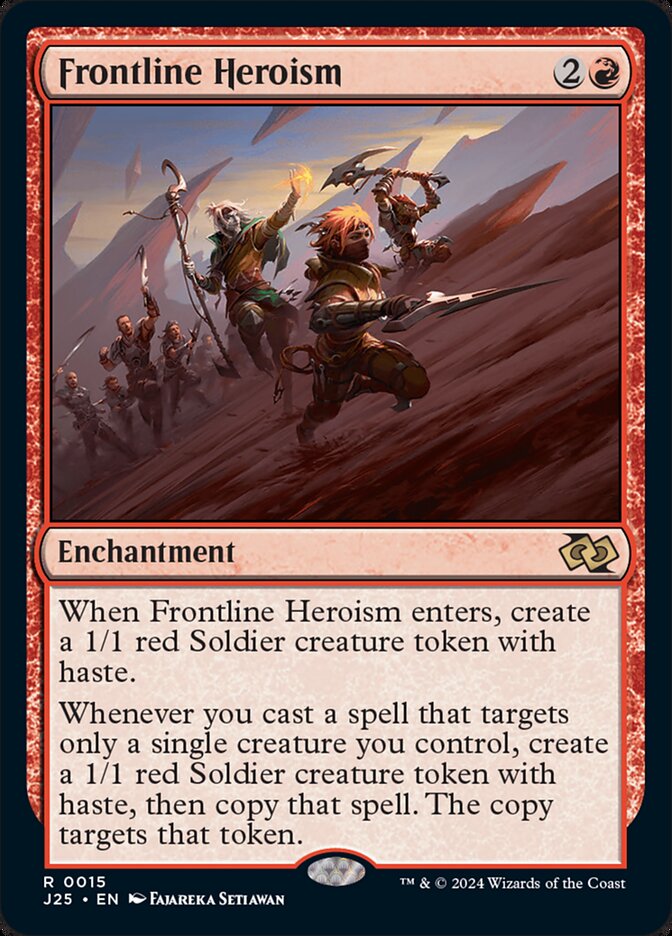 Frontline Heroism card front