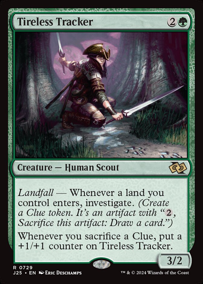 Tireless Tracker card front