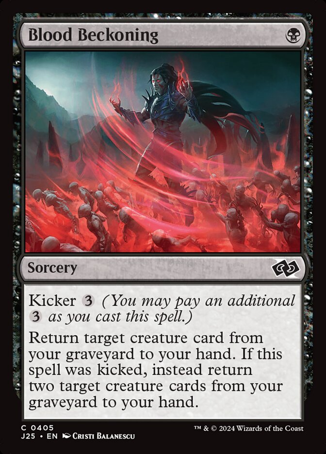 Blood Beckoning card front