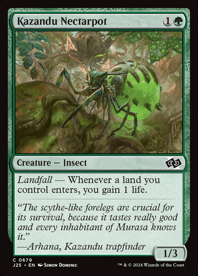 Kazandu Nectarpot card front