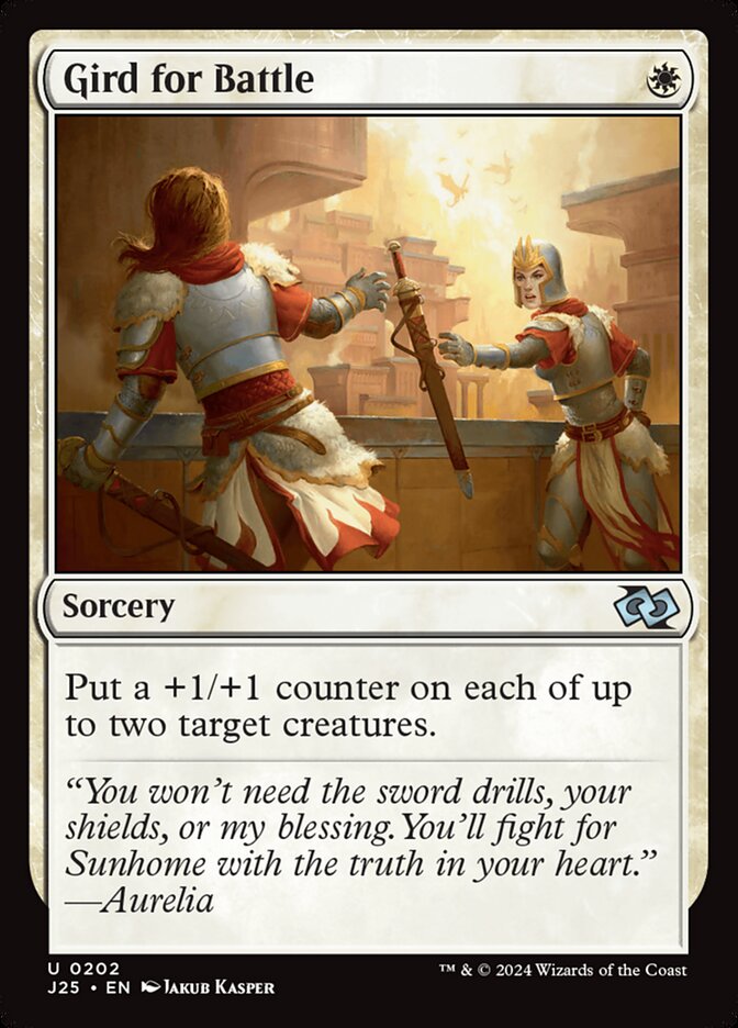 Gird for Battle card front
