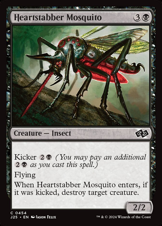 Heartstabber Mosquito card front