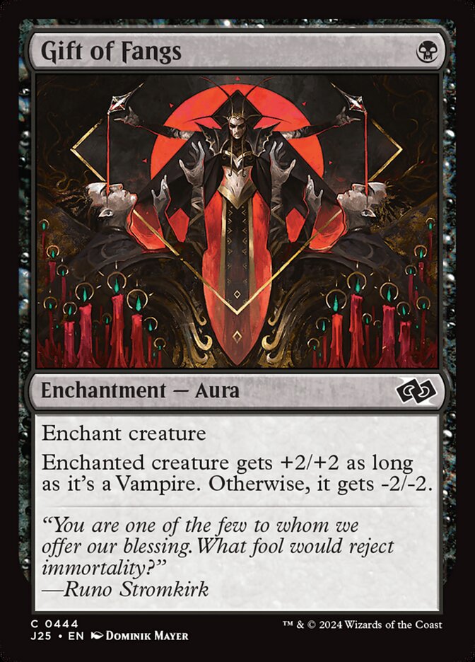 Gift of Fangs card front