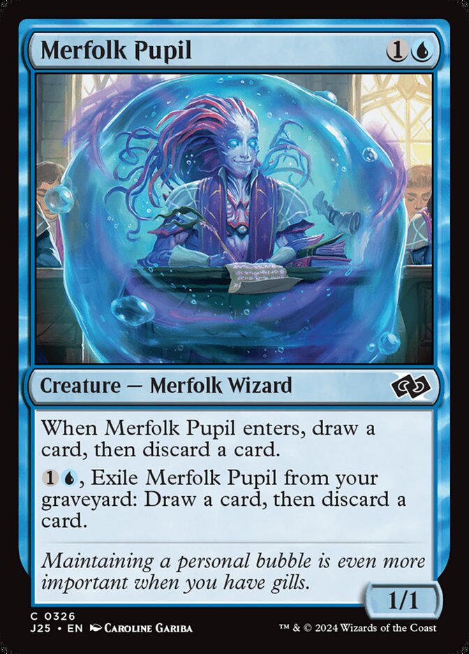 Merfolk Pupil card front