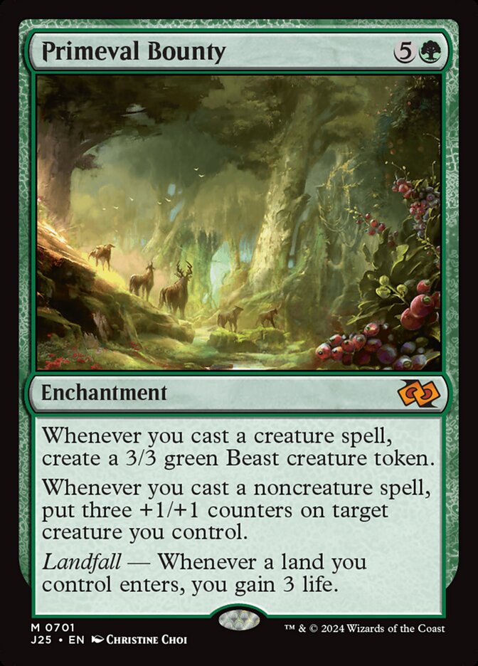 Primeval Bounty card front