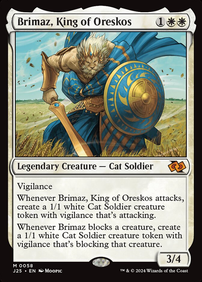 Brimaz, King of Oreskos card front