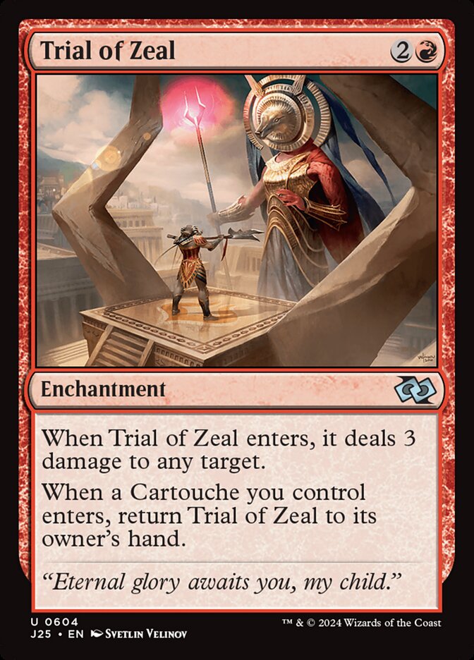 Trial of Zeal card front