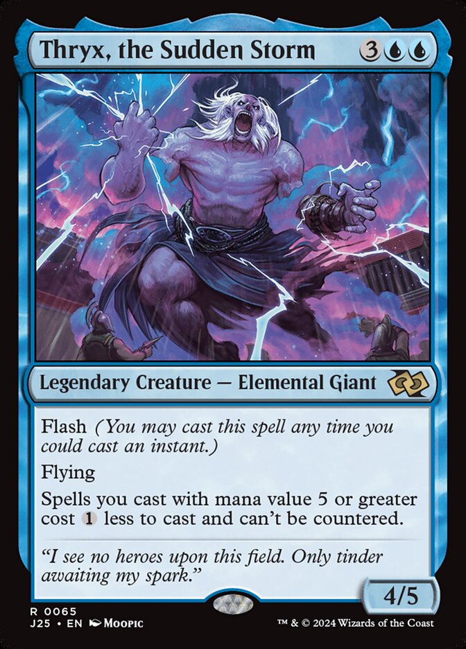 Thryx, the Sudden Storm card front