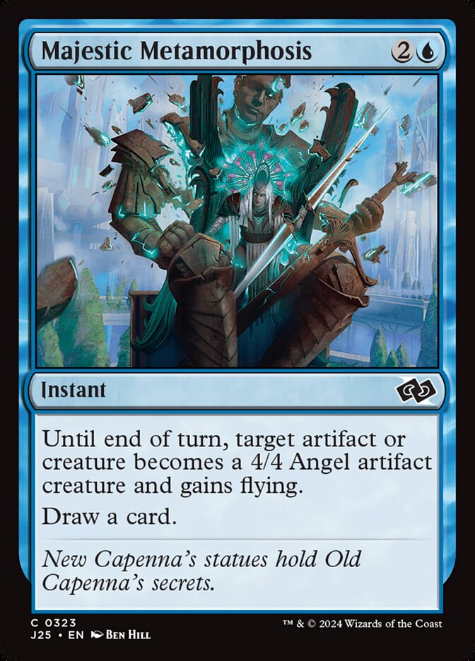 Majestic Metamorphosis card front