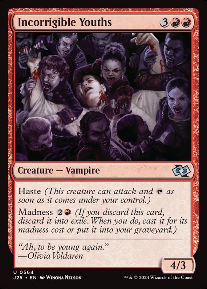 Incorrigible Youths card front