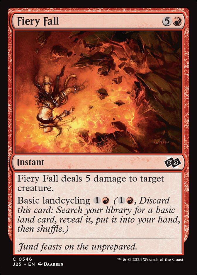 Fiery Fall card front