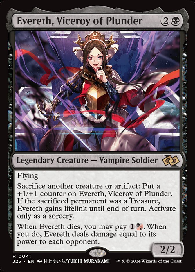 Evereth, Viceroy of Plunder card front