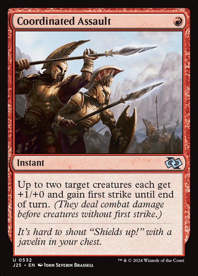 Coordinated Assault card front