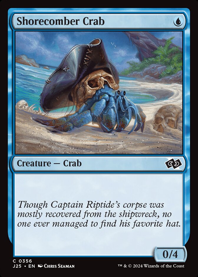 Shorecomber Crab card front