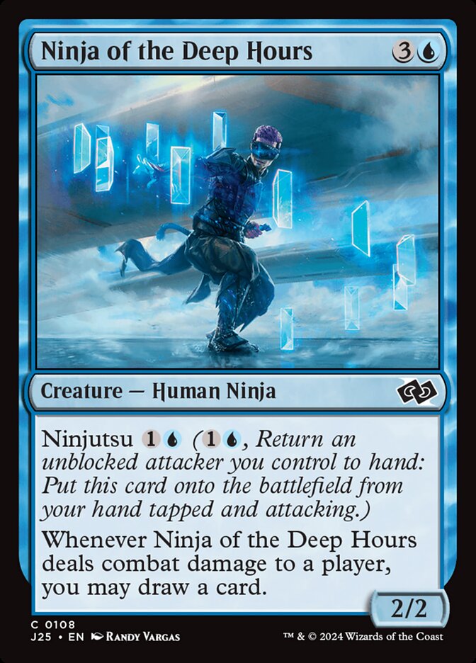 Ninja of the Deep Hours card front