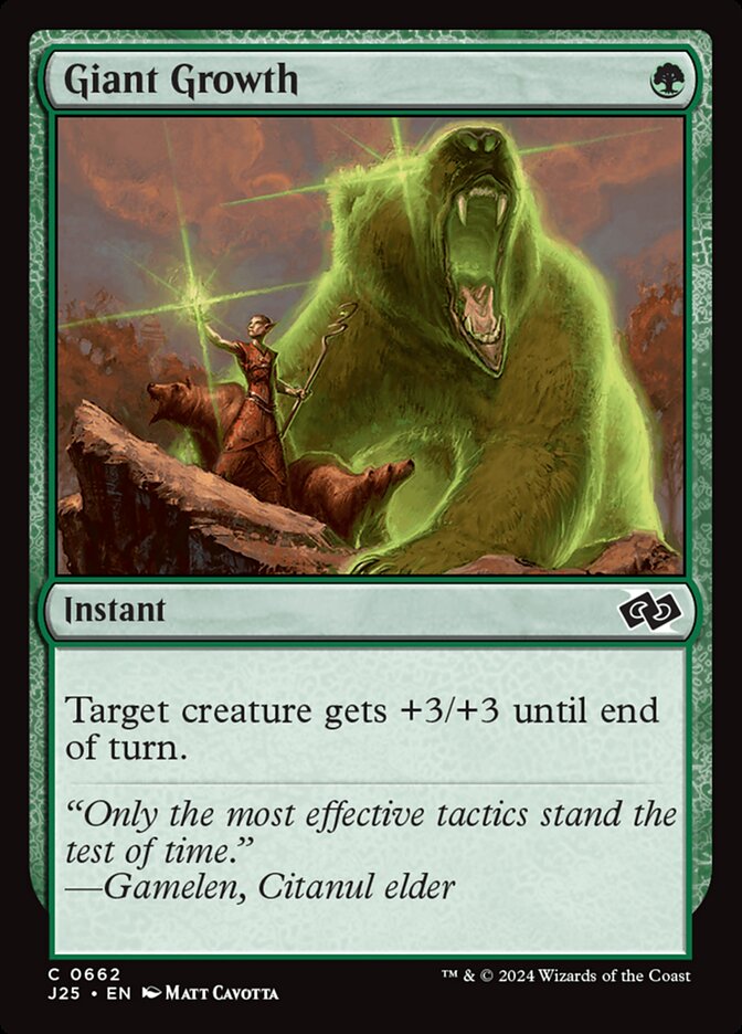 Giant Growth card front