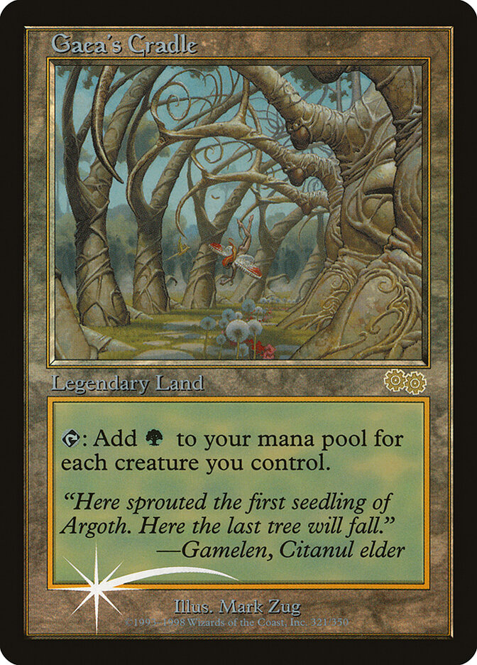 Gaea's Cradle card front