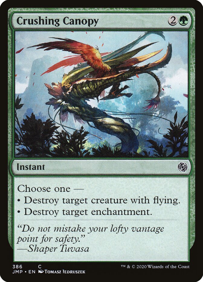 Crushing Canopy card front