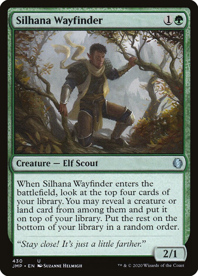 Silhana Wayfinder card front