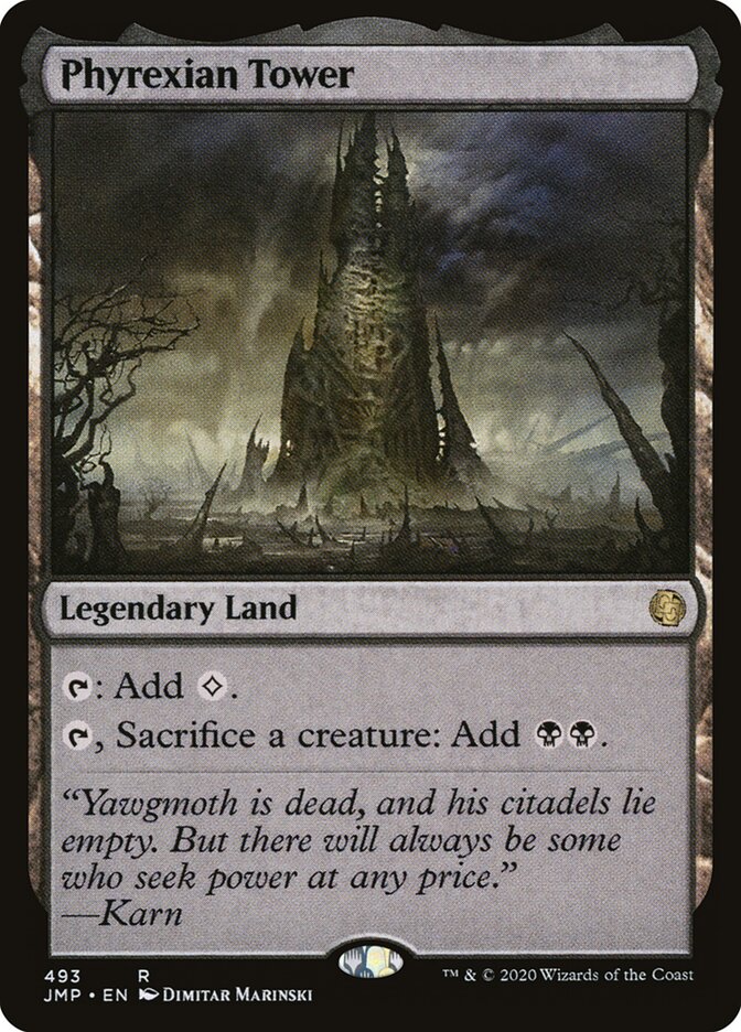 Phyrexian Tower card front