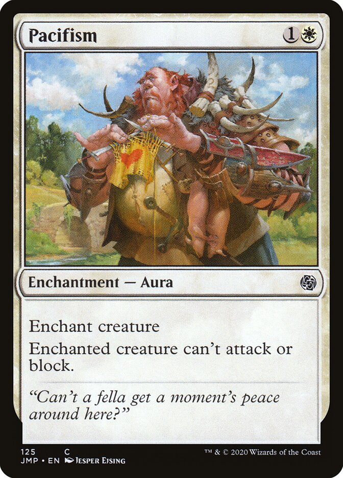 Pacifism card front
