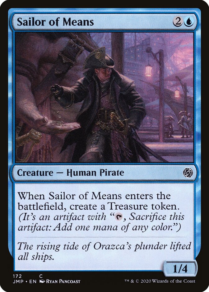 Sailor of Means card front