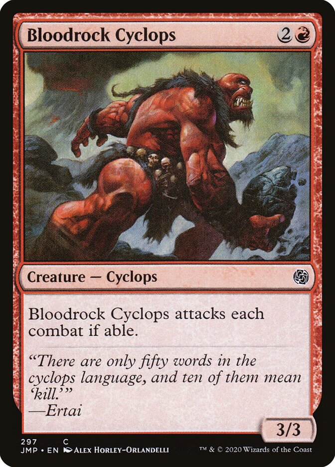 Bloodrock Cyclops card front