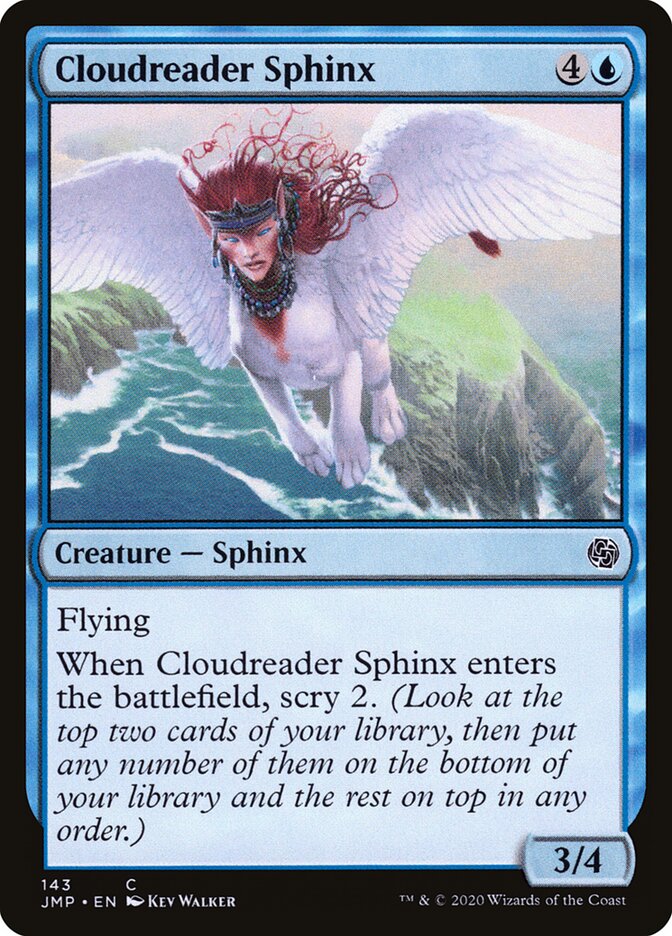 Cloudreader Sphinx card front