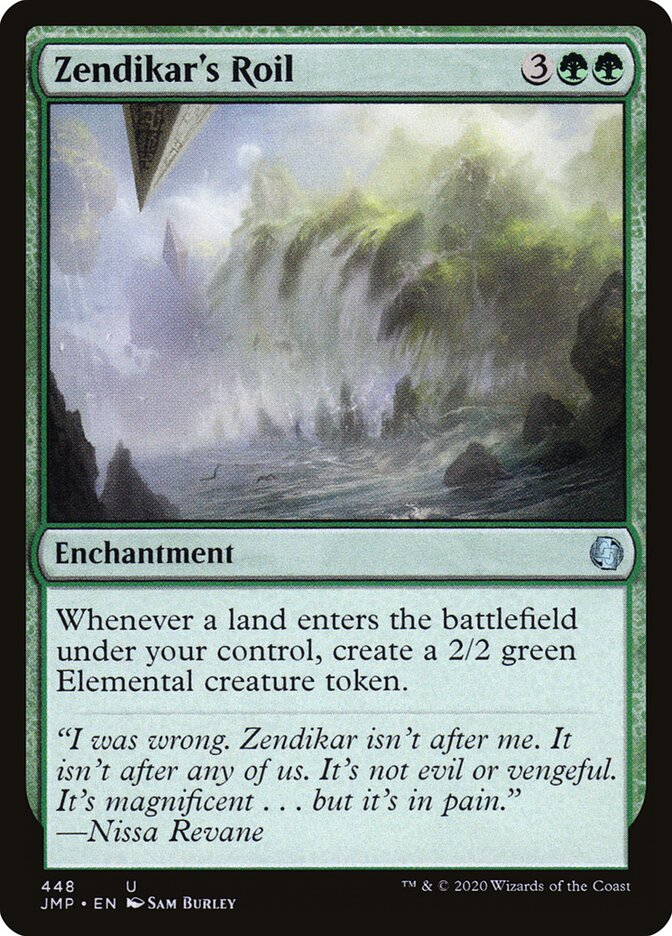 Zendikar's Roil card front
