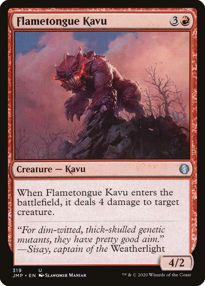 Flametongue Kavu card front