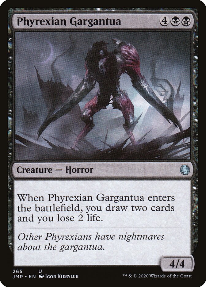 Phyrexian Gargantua card front
