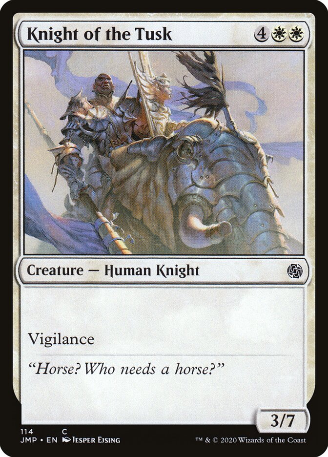 Knight of the Tusk card front