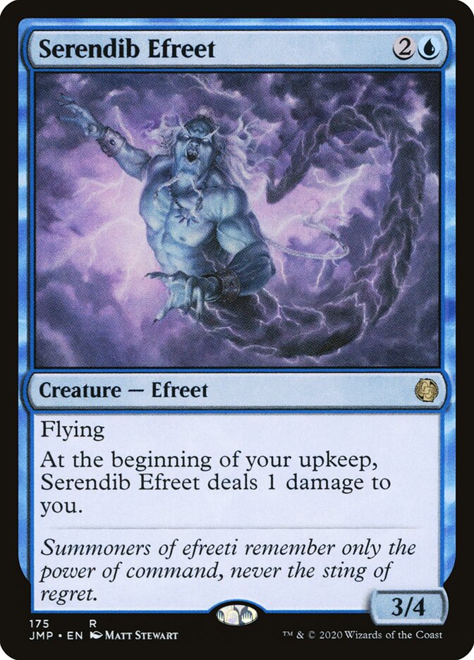 Serendib Efreet card front
