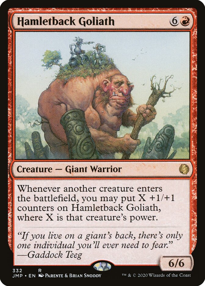 Hamletback Goliath card front