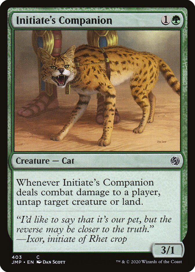 Initiate's Companion card front