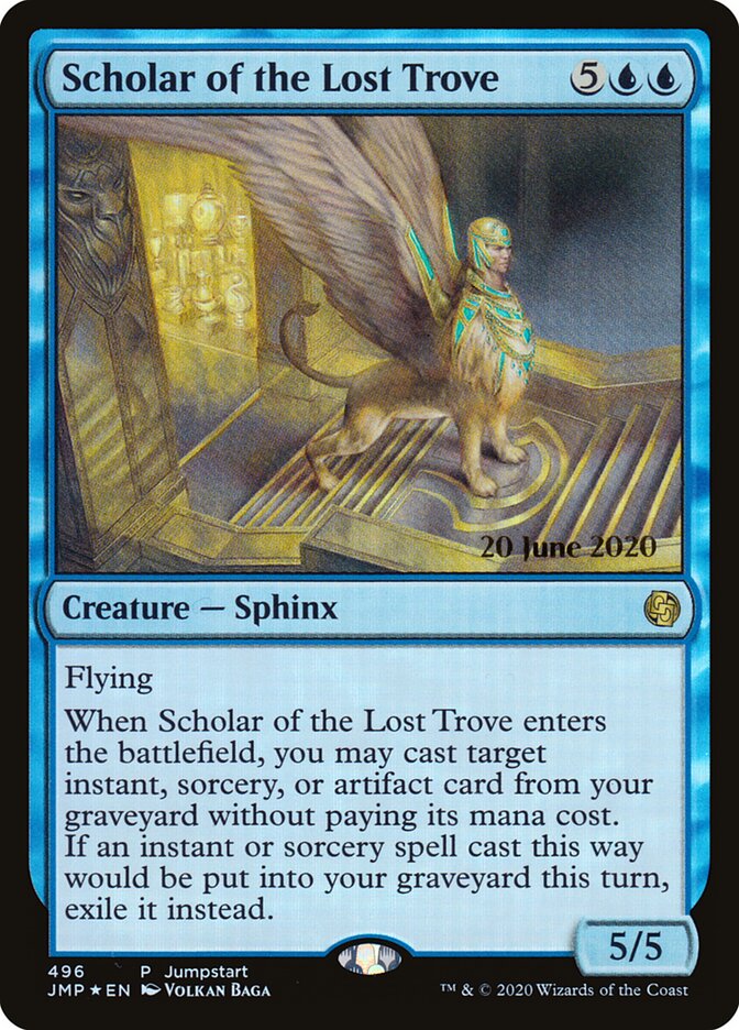 Scholar of the Lost Trove card front