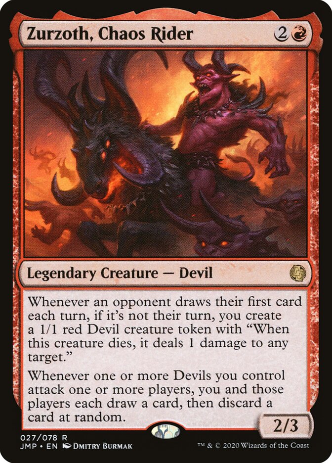 Zurzoth, Chaos Rider card front