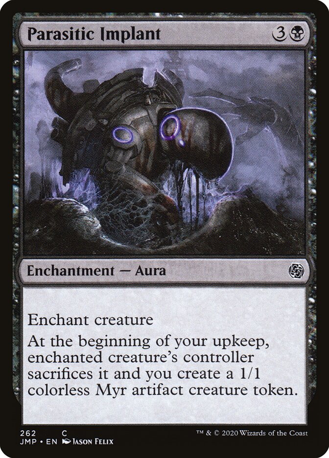 Parasitic Implant card front