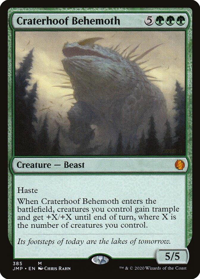 Craterhoof Behemoth card front