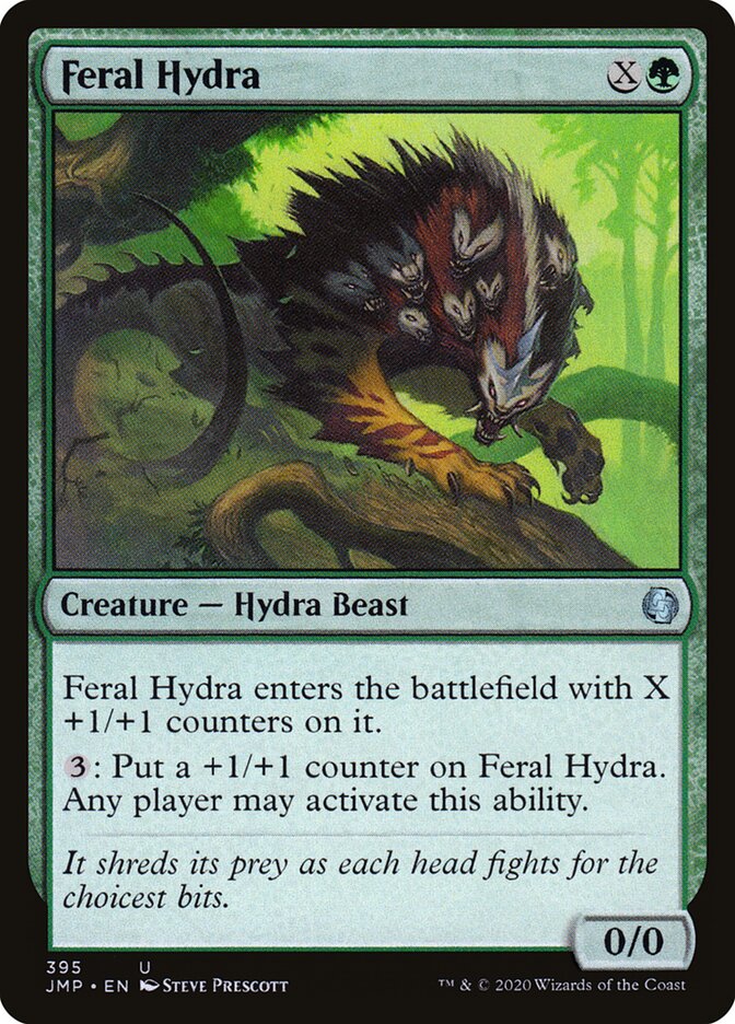 Feral Hydra card front