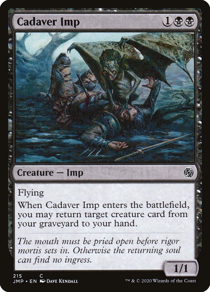 Cadaver Imp card front