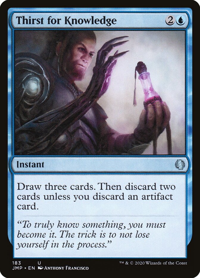 Thirst for Knowledge card front
