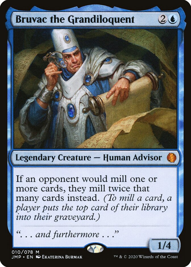 Bruvac the Grandiloquent card front