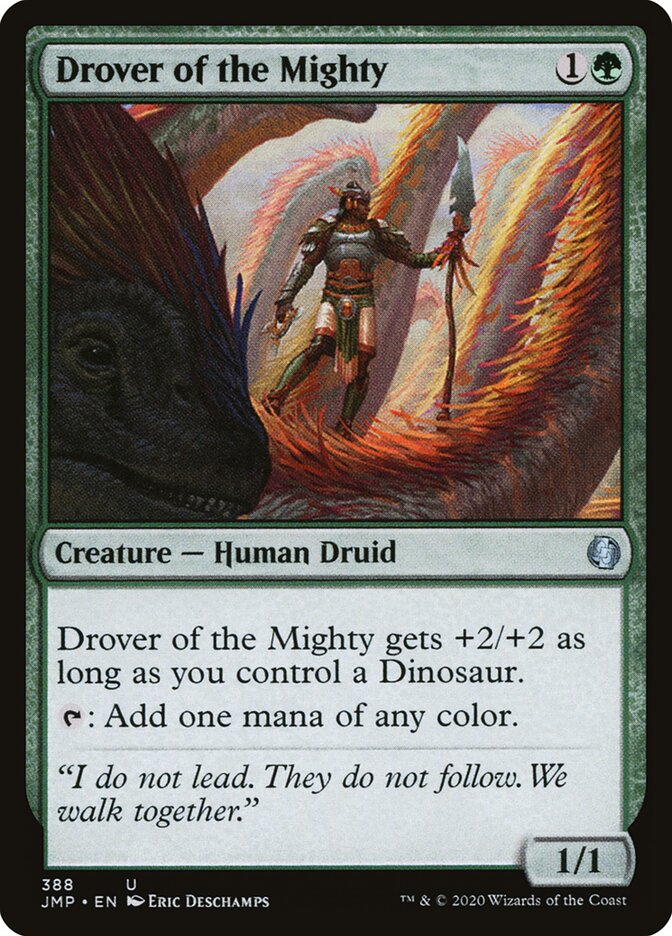 Drover of the Mighty card front