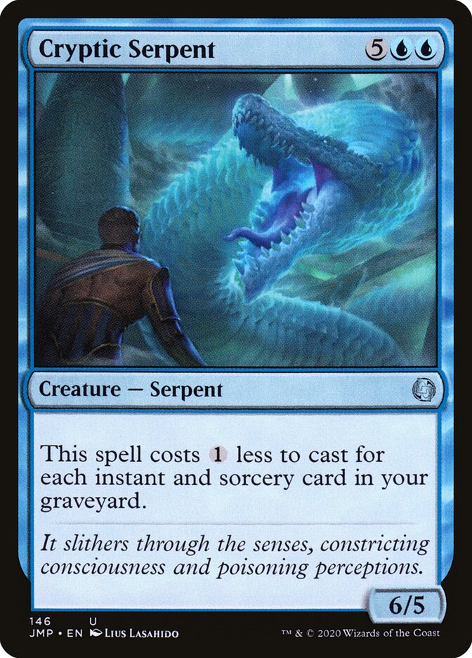 Cryptic Serpent card front