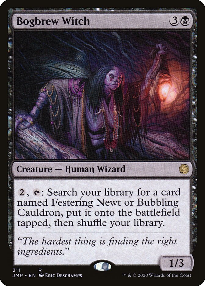 Bogbrew Witch card front
