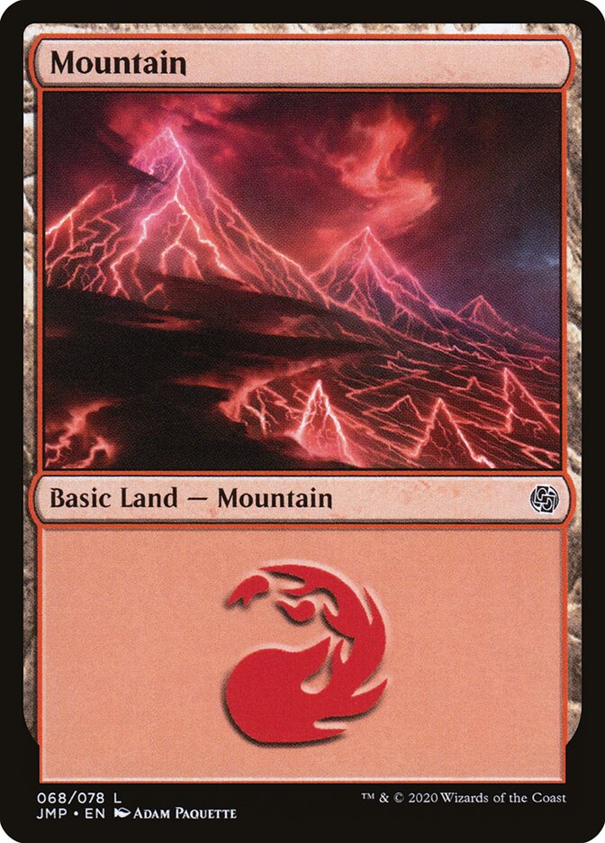 Mountain card front